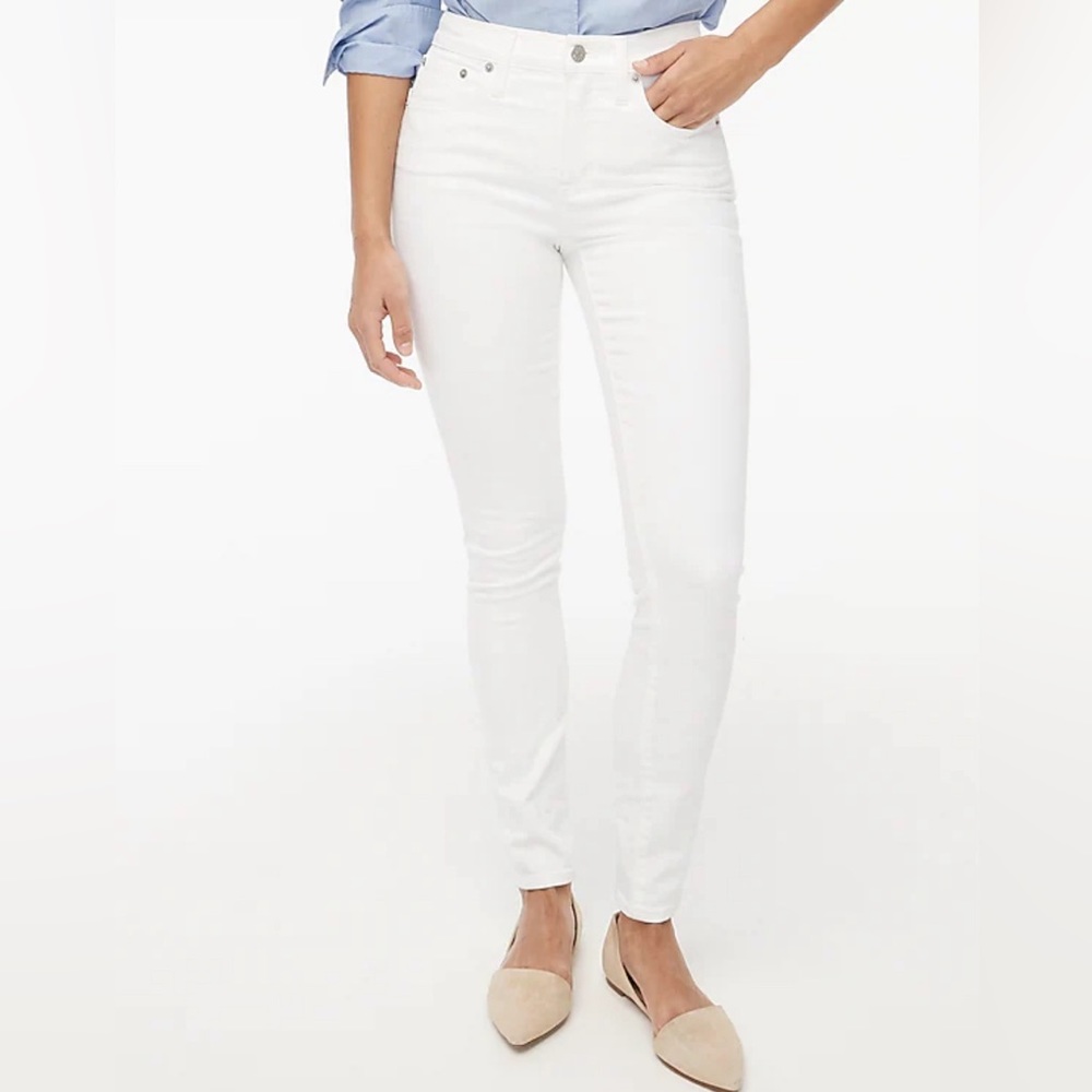 J Crew Factory white denim pants